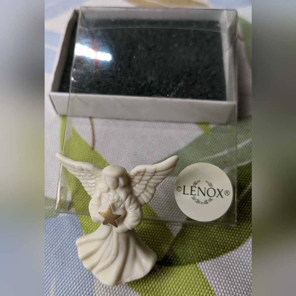 Lenox Vintage Angel Pin Brooch With Gold Star, NIB/NOS - Picture 7 of 10